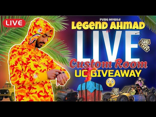 Live Custom Room || Win UC || Legend Ahmad