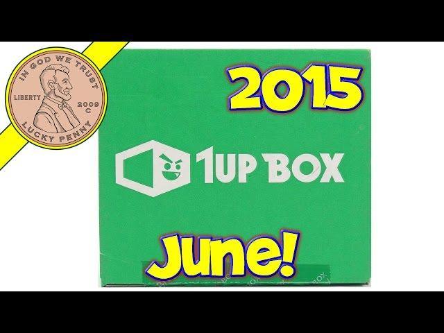 1Up Box June 2015 "Arcade" - Subscription Box Opening
