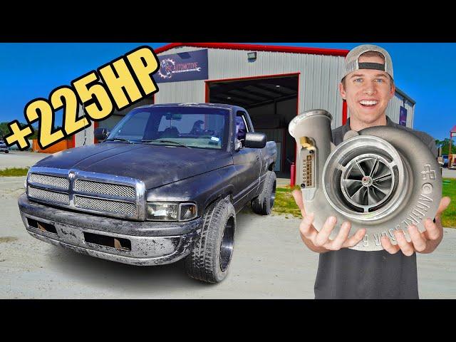 I Put A HUGE Turbo On My Shorty Cummins And It RIPS