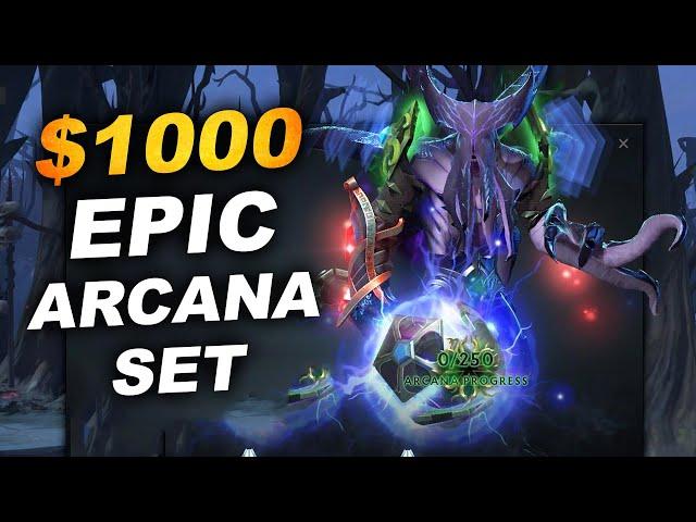 $1000 MOST EPIC Arcana Set Faceless Void by Burning