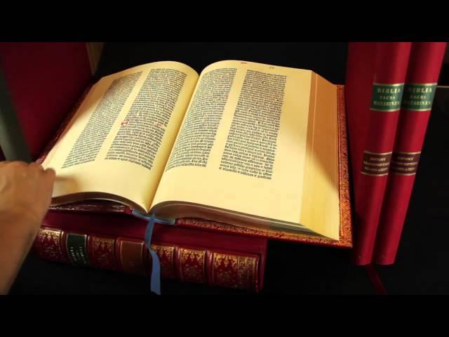 Beautiful 1455 Gutenberg Bible Facsimile