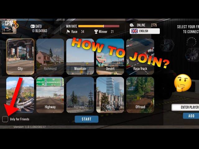 How to play with friend in car parking multiplayer 2