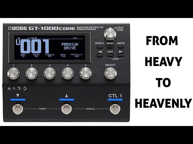 Boss GT-1000CORE Demo (From Heavy to Heavenly?!) - First Look