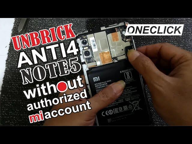 Cara Unbrick Xiaomi Note 5 Whyred Anti 4 | Fix You are not authorized to Download