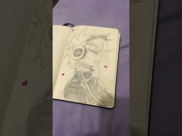 SKETCHBOOK CHECK! #drawing #artist #sketchbook #yonaofthedawn #anime #art #artiststruggles #killua