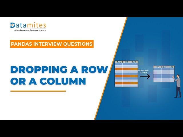 Dropping a row or column in Data Frame | Python Pandas Tutorial