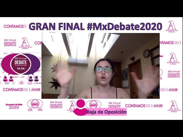 GRAN FINAL MXDEBATE 2020