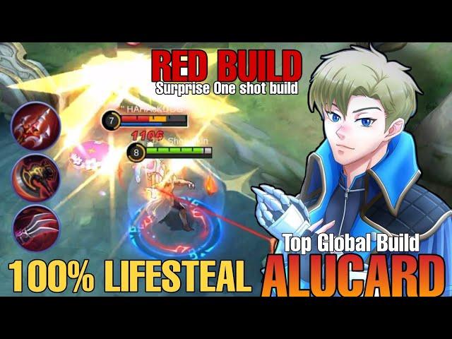 (Please Try)!! Red Build Alucard| Alucard Best Build and Emblem 2021| Top 1 Global Build - MLBB