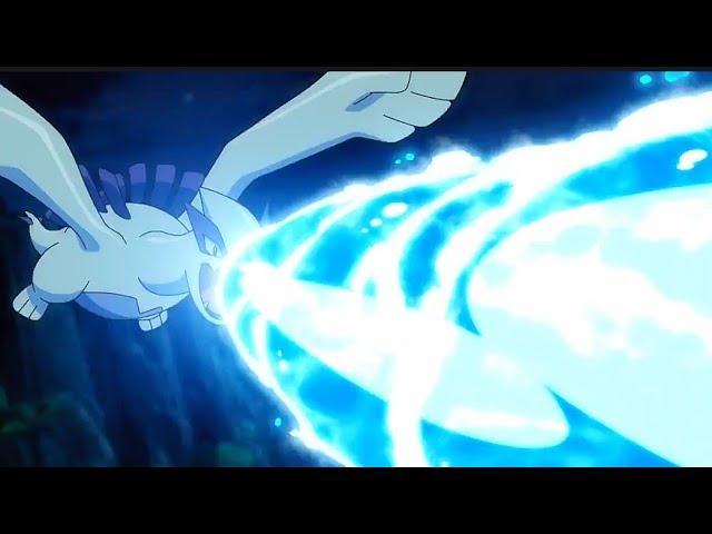 Ash & Goh vs Lugia Full battle Eng subbed - Pokemon journeys episode 135