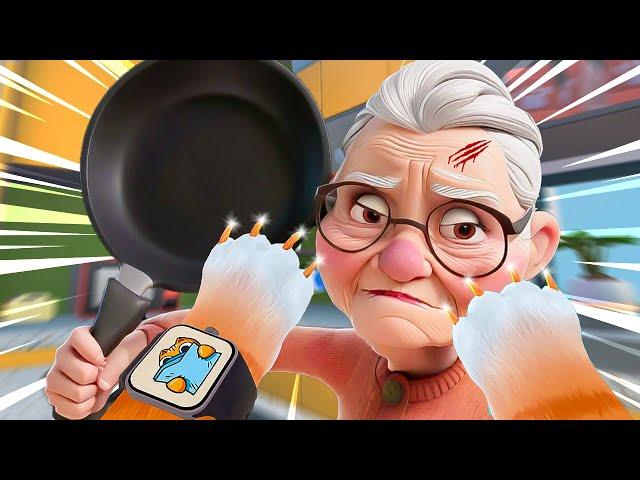 GOT HIT WITH A FRYING PAN BY GRANNY! I Am Cat VR / Chapter 7 /