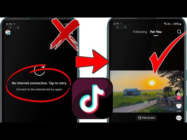 How To Fix TikTok No Network Connection Problem | Fix TikTok No Internet Connection Error