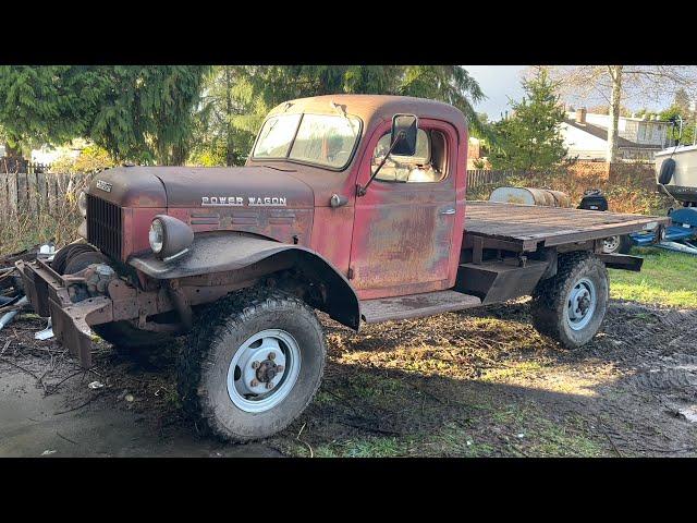 1948 Dodge Power Wagon Walkaround, First Drive In 13+ Years - Dead Dodge Garage