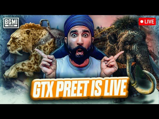 BGMI LIVE - CONQUUEROR TODAY ? | GTXPREET PUBG LIVE | BGMI NEW UPDATE