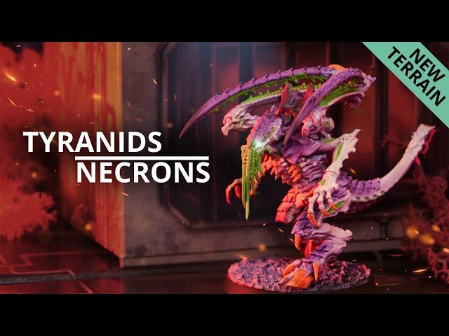 Tyranids vs Necrons NEW RULES - A 10th Edition Warhammer 40k Battle Report