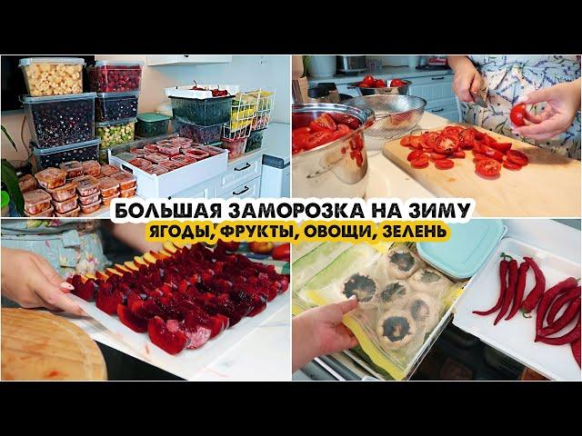 ЗАМОРОЗКА НА ЗИМУ️ЯГОДЫ, ОВОЩИ, ФРУКТЫ, ЗЕЛЕНЬЗАГОТОВКИ НА ЗИМУЗАГОТОВКИ В МОРОЗИЛКУКАК ХРАНЮ