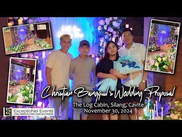 ExceptioNel Events Vlog: November 30, 2024 - The Log Cabin, Silang, Cavite #Proposal