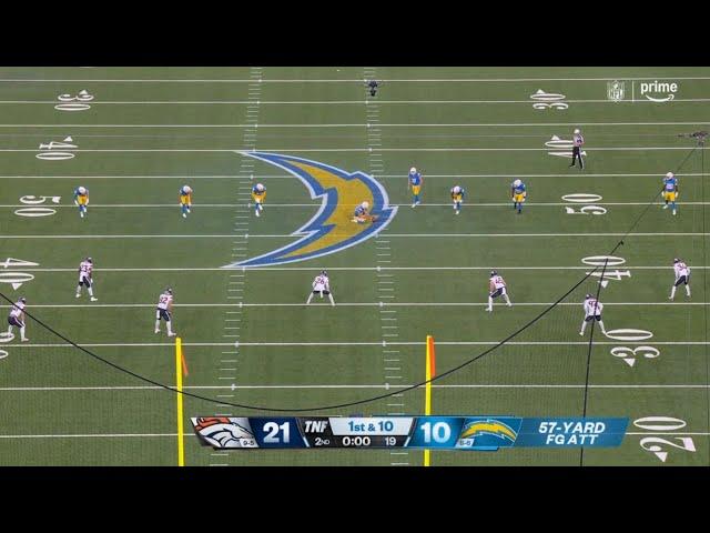 The Chargers Hit The First "Fair Catch" Kick In 50 Years