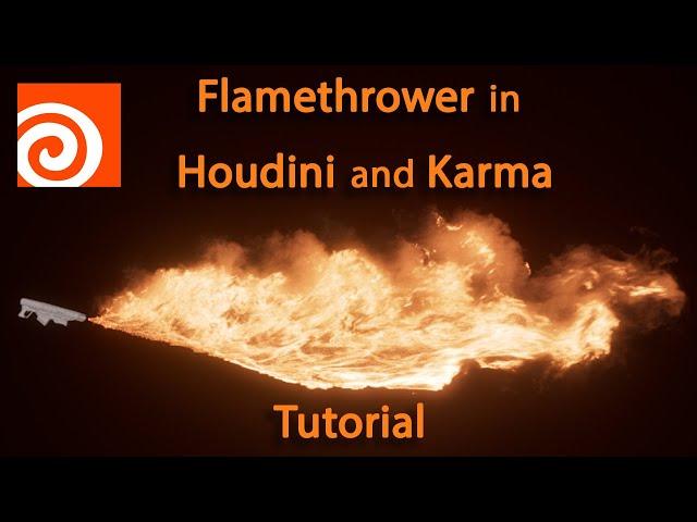 How to make a Flamethrower in Houdini | PyroFX + Karma