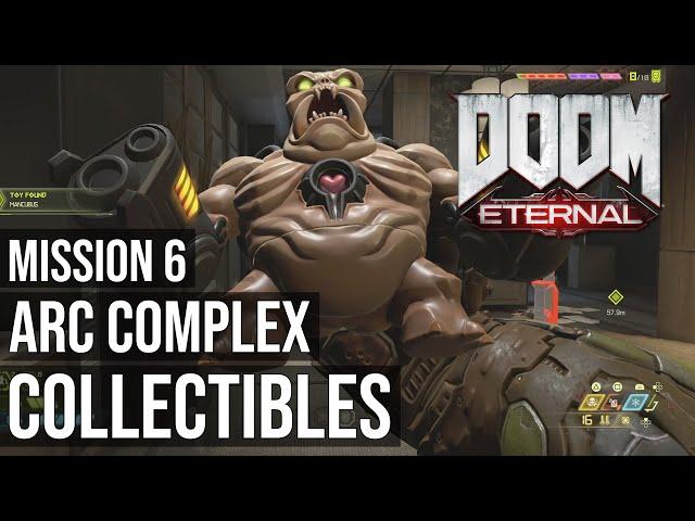 All Collectibles - Mission 6 - Arc Complex - Doom Eternal