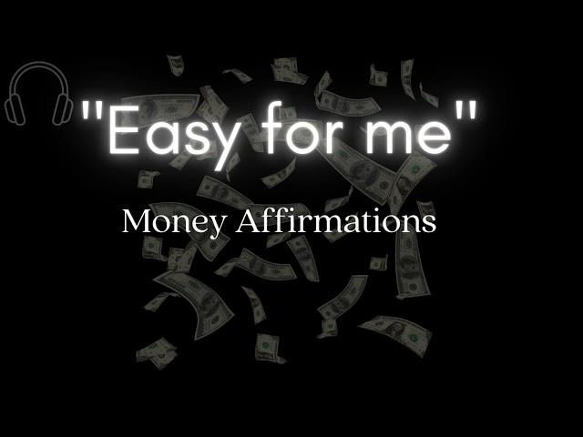 222 "Easy for me" Money Affirmations- In 432Hr- Listen for 21 Days!