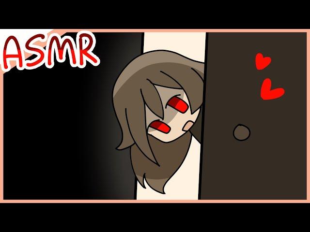 [asmr] sneaking in for love  yandere cuddles 