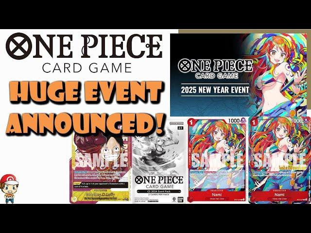 BIG New Year Event 2025 Announced for the One Piece TCG! Exclusive Winner Nami! (One Piece TCG News)