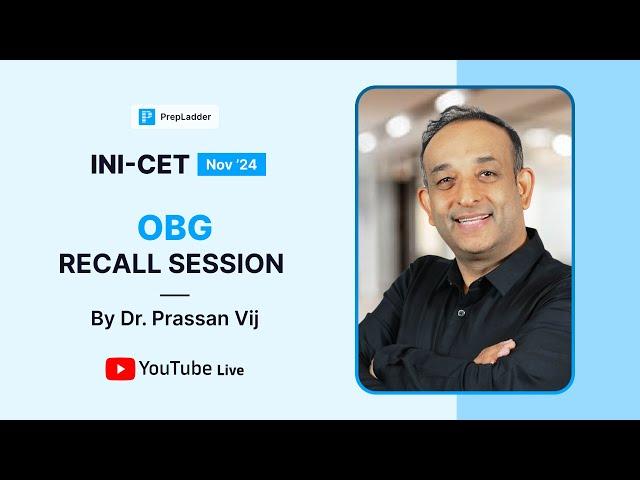 INI-CET Nov '24 OBG Recall by Dr. Prassan Vij