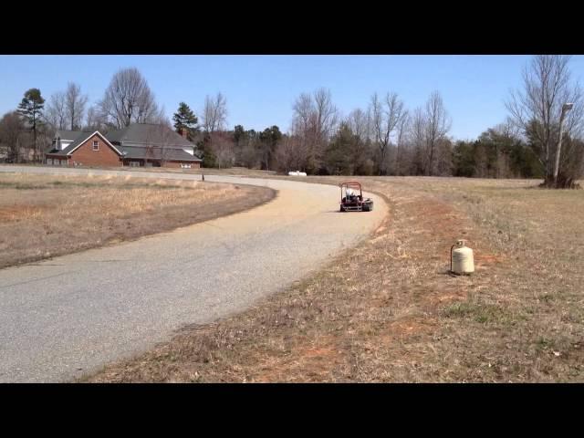 Dustin Apple #25 Go-Kart Driving 3/29/13