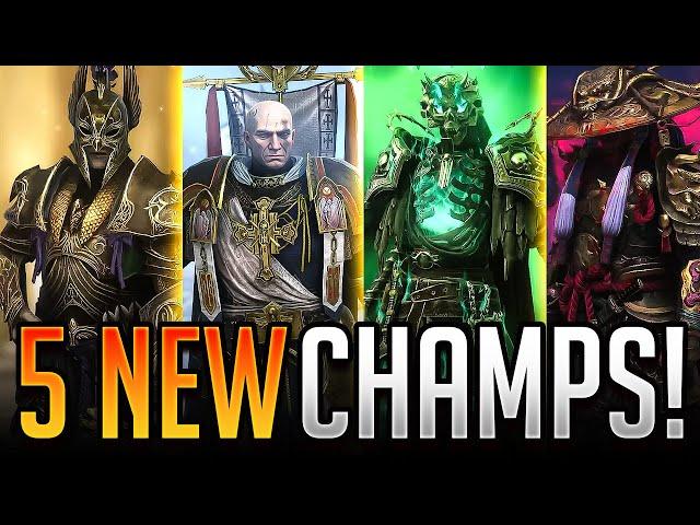 NEW PATCH INFO 5 NEW CHAMPIONS! #testserver | Raid: Shadow Legends