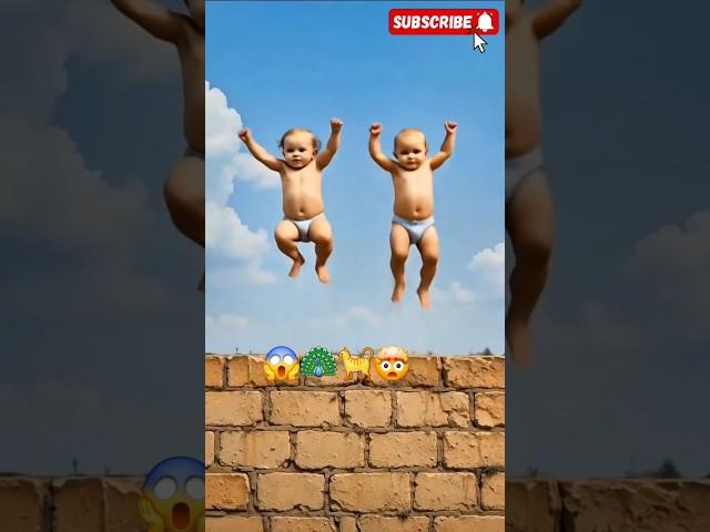 Backflip Turns Into Peacocks AND Cats?! No Way!  #shorts