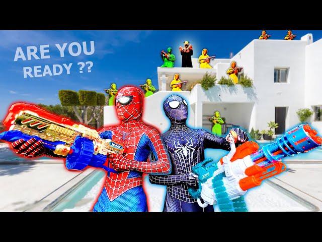 GET SPIDER-MAN's HOUSE BACK !!! ( Nerf War Movie ) By FLife TV