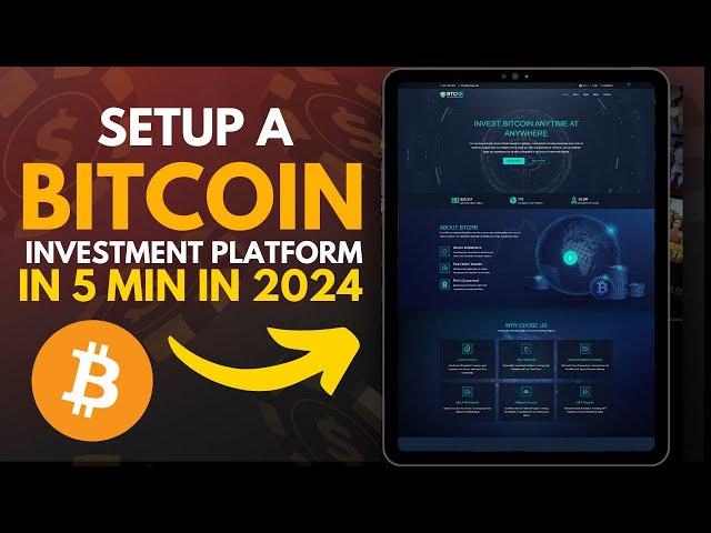 How to setup a bitcoin Crypto investment platform | Hyip Mlm Investment