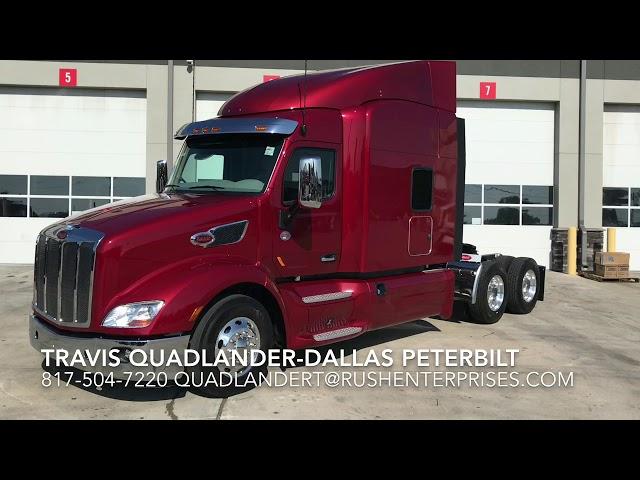 DIAMOND RED Peterbilt 579 with Double Bed Sleeper