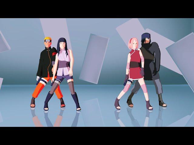 【NARUTO MMD】Lean on - NARUTO*HINATA*SAKURA*SASUKE (SASUSAKU*NARUHINA)