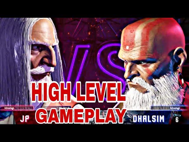 Street Fighter 6 PS4 JP VS DHALSIM High Level Gameplay