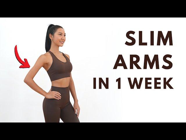 Slim Arms in 1 Week | 9 MIN Arm Fat Loss Workout - No Equipment, Standing only