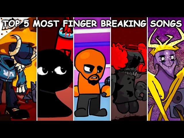 Top 5 Most Finger Breaking Songs in Friday Night Funkin'