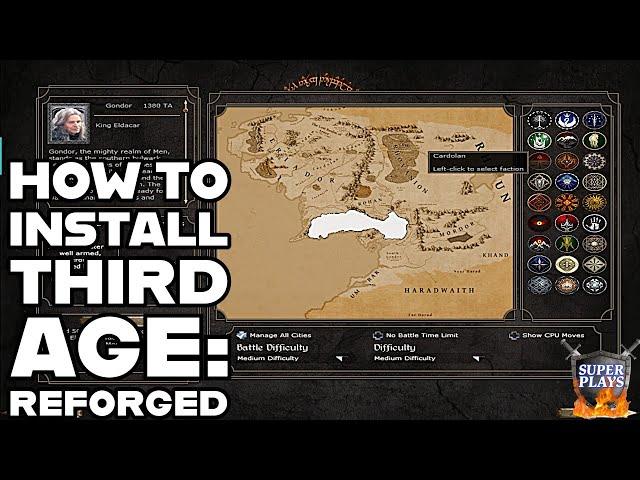 How to Install Third Age: Reforged 0.98 | Medieval II: Total War (2024)