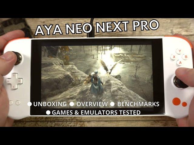 AYA NEO NEXT PRO Review - AMD Ryzen 7 5825U Windows gaming handheld - benchmarks, games & emulators