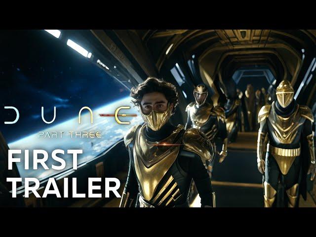 Dune: Part Three (2025) - First Trailer | Timothee Chalamet, Zendaya | Warner Bros