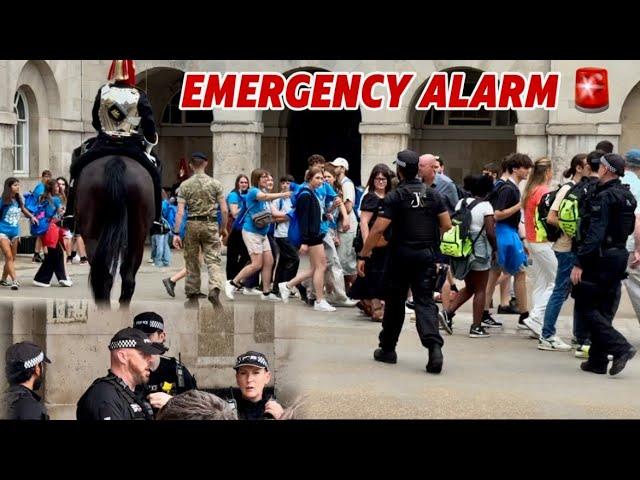 EMERGENCY Alarm  HORRIBLE THING HAPPENED TODAY at Horse Guards