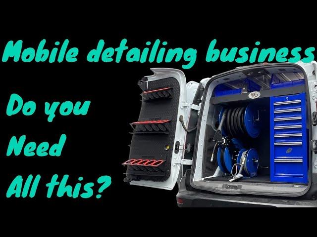 Mobile detailing business | Mobile detailing setup tour #cardetailing #mobiledetailing