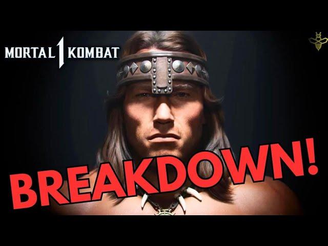 CONAN Trailer and Gameplay Breakdown! Plus some NEW Moves Coming to MK1!