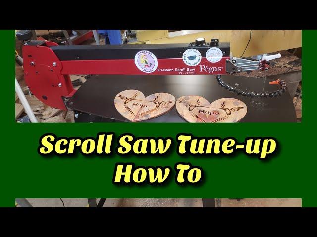 Scroll Saw Tune-up How To - New Pegas Scroll Saw