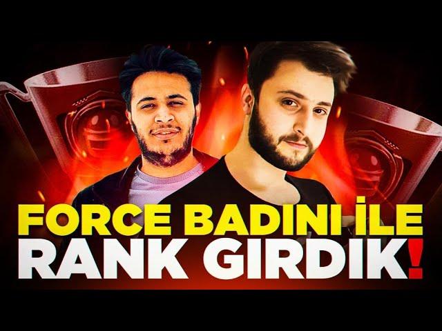 AVRUPA 1 FORCE BADİNİ İLE RANK GİRDİK.(AŞIRI UTANDIM ÜZÜLDÜM)