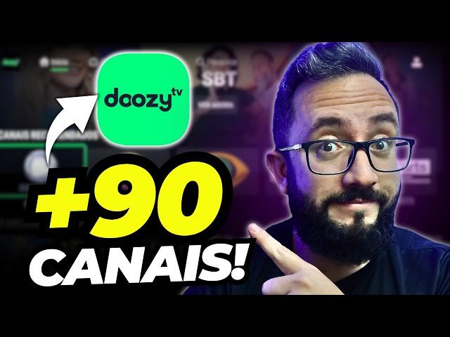 DOOZY TV | É grátis? Melhor que Globoplay? TOUR COMPLETO PELO APP