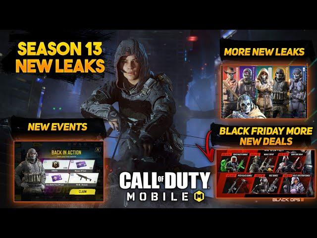 NEW FREE REWARDS EVENT | NEW SEASONAL EVENTS LEAKED | SEASON 13 NEW LEAKS | CALL OF DUTY MOBILE