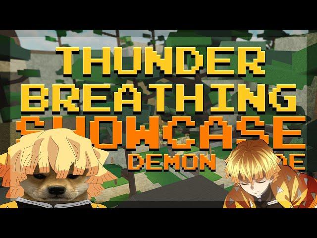 thunder breathing showcase