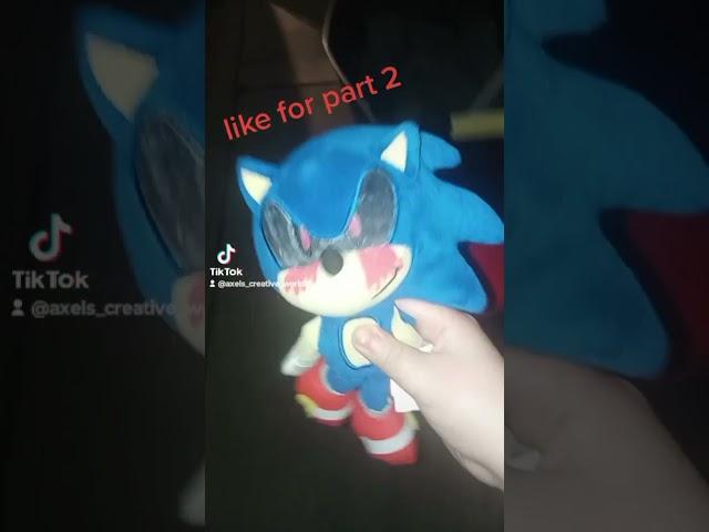 sonic exe plush part 1\2