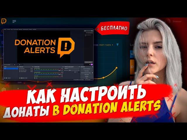 КАК НАСТРОИТЬ ДОНАТЫ, КАК У СТРИМЕРОВ  Donation Alerts на OBS В 2024